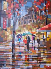 Afternoon-Stroll-40x30-acrylic-canvas-SOLD