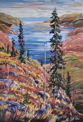 Anita McComas - Magical Okanagan - 72 X 48" -  acrylic / canvas