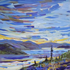 Anita McComas - Abstract-Okanagan-Sky-40-X-40