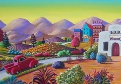 "Desert Wine" 12x24 Acrylic/Canvas SOLD