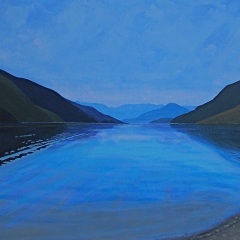 Mabel Lake Reflections - 20x30 - acrylic-canvas - SOLD