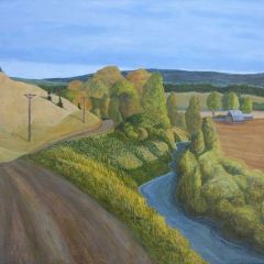 Ann Crook - A Chilcotin Road - 20x30 - acrylic-canvas