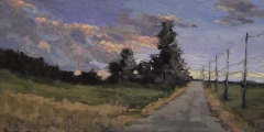 Dusk In Lake Country - 12 x 24"