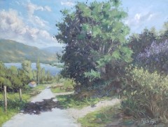 In The Shadow Of The Chestnut Tree - 36" x 48"