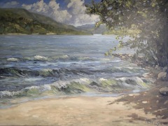 Thunder Heads Over the Lake - 36 x 48