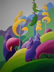 Bärbel Smith  - Hills Are Alive - 40X30" - Acrylic on Canvas