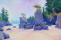 Bortolo Marola - Cape Scott Sentinels - 24z'x36zz' - Acrylic-Canvas
