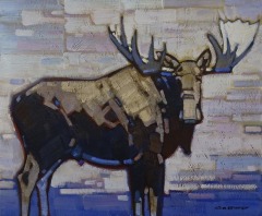 Cameron Bird - Frosty-Morn-Moose-20x24