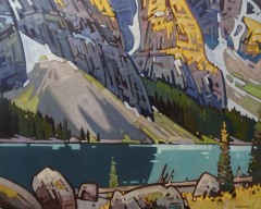 Cameron Bird - Morning-Moraine-Moraine-Lake-48x60-oil-on-gallery-wrap-canvas