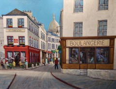 Chris MacClure - Boulangerie - 30 X 40" - Acrylic-Canvas