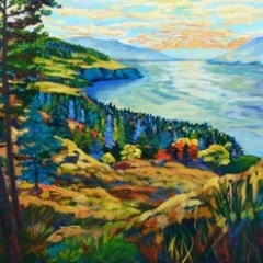 22Light-Reflected-on-Okanagan-Lake22-36x48-acryliccanvas-SOLD