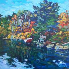 22View-from-the-Dock-at-Fulfor-Harbour-Saltspring-Island22-30x30-acryliccanvas-SOLD