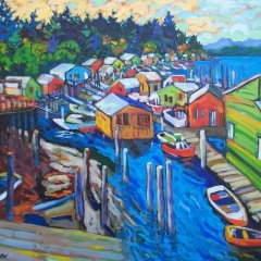22Early-Evening-at-Cowichan-Bay22-24x30-acryliccanvas