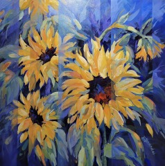 Dawn Brandel - Harvest Time - 30X30" - Acrylic / Canvas -   $1200