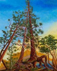 "Trees - Saving Each Other" 48x60 Acrylic/Canvas $5,000 Unframed