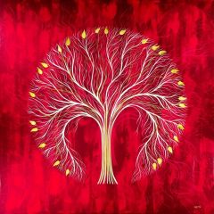 Tree of  Life - 3x36" - acrylic_canvas - SOLD