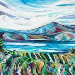 "Okanagan View" 36x60 Acrylic/Canvas Commissioned SOLD