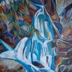 "The Trickle Effect" 48x36 Acrylic/Canvas SOLD