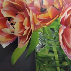 Laurie Koss - Tulip-3  - Acrylic on Canvas - SOLD