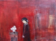 "Flowers, Please" 6x8 Acrylic/Canvas SOLD