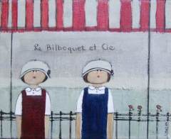 "Le Bilboquet et Cie" 8x10 Acrylic/Canvas SOLD