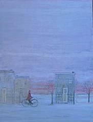 "Winter Landscape" 40x30 Acrylic/Canvas SOLD