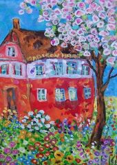 Red-House_-7x5-acrylic_canvas-SOLD-