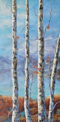 Lake Country Quartet - 40-X-24" - Acrylic-Canvas