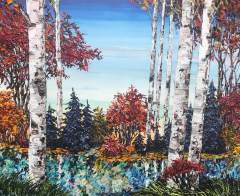 A-Birch-Oasis-48x60-mixed-media-canvas-SOLD