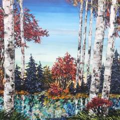 A-Birch-Oasis-48x60-mixed-media-canvas-SOLD
