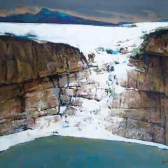 Fresh Morning Snow - 20x24 - acrylic/canvas - $3010 - unframed