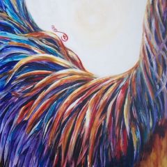 Rooster-60x30-acrylic-canvas