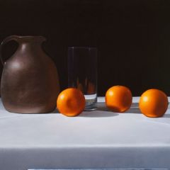 Orange-Amigos-24x30-Oil-Canvas-3500-Framed
