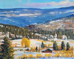 Ron Hedrick - Lowland Cottage -16 X 20- Oil / Canvas