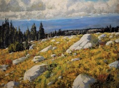 Ron Hedrick - Alpine Spring Big White - 30 x 40 - Oil / Canvas