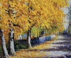Ron Hedrick - Autumn Leaves - 24 x 30 - Oil / Canvas