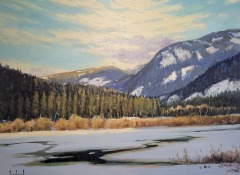 Ron Hedrick - First Snowfall - 36 x 48 - Oil / Canvas