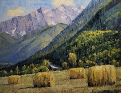 Ron Hedrick - Pemberton Mountains - 24 x 30 - Oil / Canvas