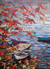 "Afloat" 40x30 Acrylic/Canvas SOLD