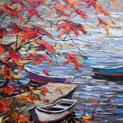 "Afloat" 40x30 Acrylic/Canvas SOLD