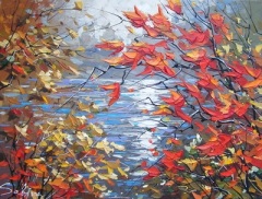 "Autumn Serenity" 30x40 Acrylic/Canvas SOLD
