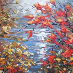"Autumn Serenity" 30x40 Acrylic/Canvas SOLD