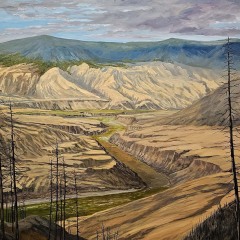 View From Cougar Point - 36 X 48" - Oil-Canvas - Wayne Larsen